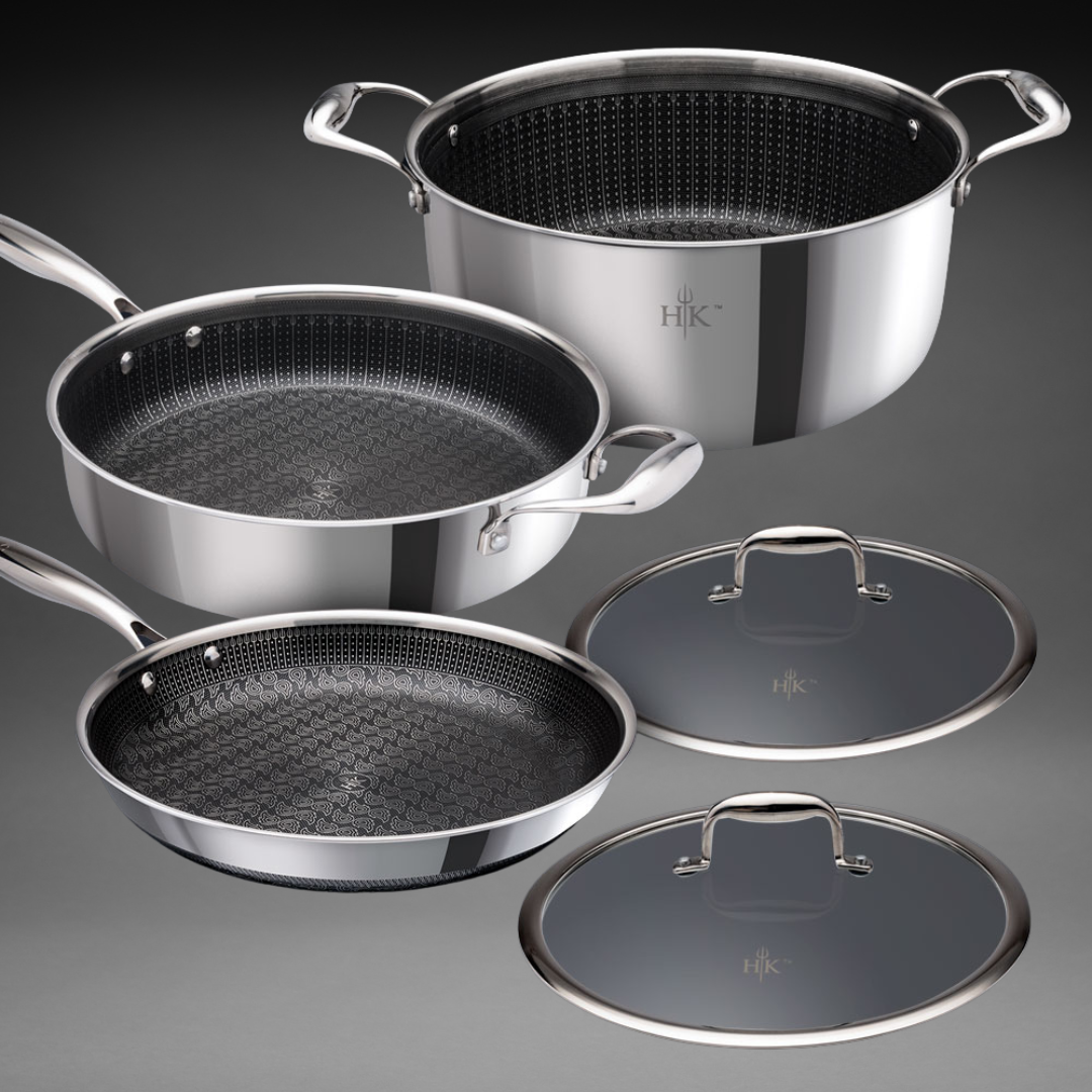6 PC: The Cook's Set - Hybrid + Forged Steel