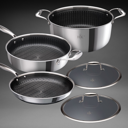 6 PC: The Cook's Set - Hybrid + Forged Steel
