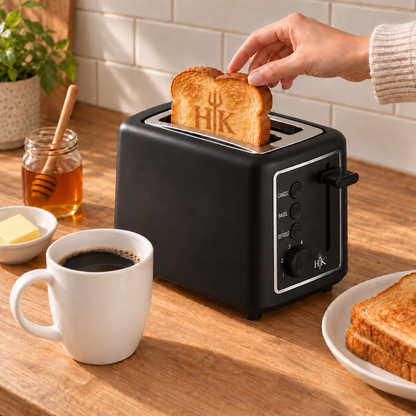 Hell’s Kitchen 2-Slice Toaster with HK Logo Plate