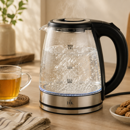 Hell’s Kitchen Glass Electric Kettle