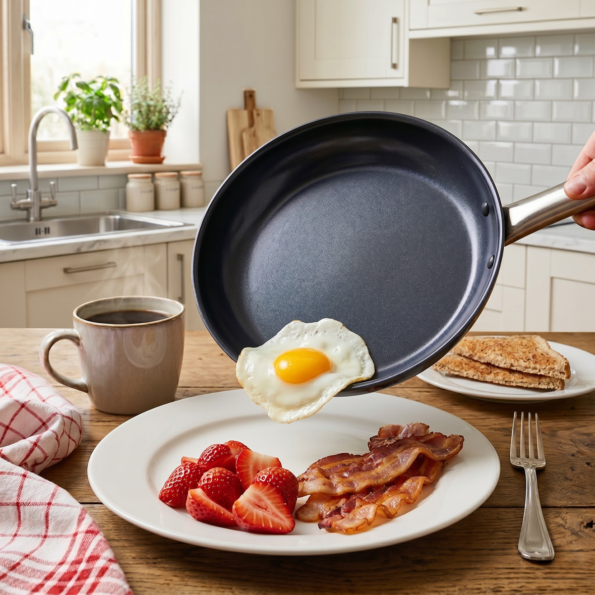 10 PC: The Kitchen Lineup - Hybrid + Forged Steel Set